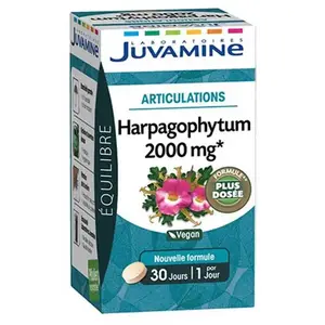 Comparateur de prix : Juvamine Articulations Harpagophytum 2000mg 30 comprimés