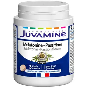 JUVAMINE MÉLATONINE PASSIFLORE Format 3 mois 90 comprimés pas cher