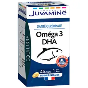 Comparateur de prix : Juvamine Oméga 3 DHA 45 capsules