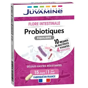 Juvamine Probiotiques 15 gélules pas cher