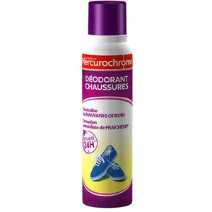 Mercurochrome Déodorant Chaussures 150 ml pas cher