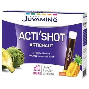 Comparateur de prix : Juvamine Acti'Shot Artichaut 10 unités