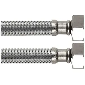 Comparateur de prix : Boutté Flexible double femelle - BOUTTE - 12x17 - en acier inoxydable - 30 cm