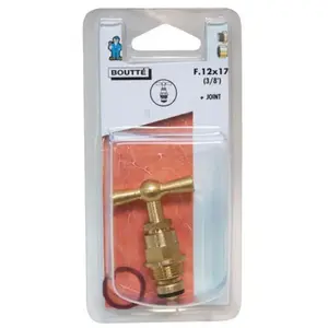 Comparateur de prix : Tête de robinet - BOUTTE - 12x17 - Jaune - Or