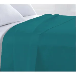 Future Home Drap Plat En Coton 57 Fils Uni Bleu Pétrole 240x310cmVendu parspartoo