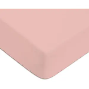 Future Home Drap housse en coton 57 fils uni bonnet 25cm pas cher