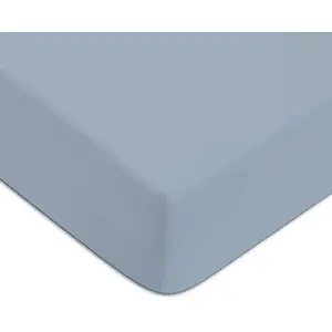 Future Home Drap housse en coton 57 fils uni bonnet 25cm pas cher