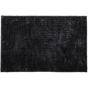 Guy Levasseur - Tapis de bain en polyester uni carbone 50x80cm