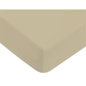 Future Home Drap housse en coton 57 fils uni pas cher