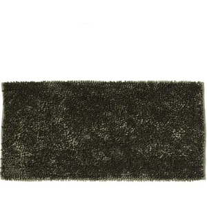 Levasseur Tapis de Bain déco Fil doré en Polyester Kaki 50x80cm pas cher