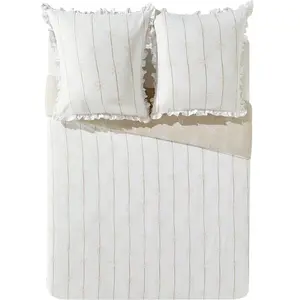 Parure de lit Housse+ 2 taies 240x220 cm VALENTINA pas cher