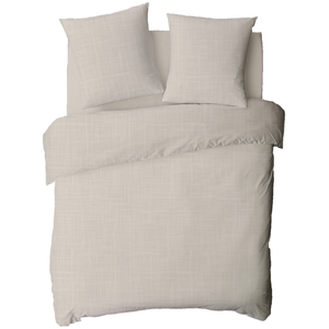 LOMOCO Parure de lit Housse+ 2 taies 240x220 cm JEANNE pas cher