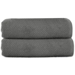 Lot 2 serviettes de bain 70x140 coton éponge pas cher
