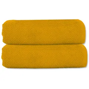 Lot 2 serviettes de toilette 50x90 coton éponge pas cher