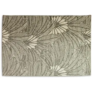 Tapis déco intérieur et extérieur palmiers 120x170cm pas cher