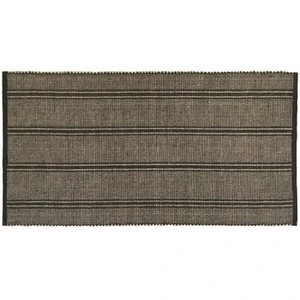 Comparateur de prix : Future Home Tapis déco en coton beige et noir