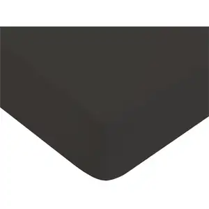 Future Home Drap housse en coton 57 fils uni bonnet 25cm pas cher