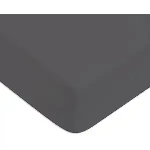 Future Home Drap housse en coton 57 fils uni bonnet 25cm pas cher