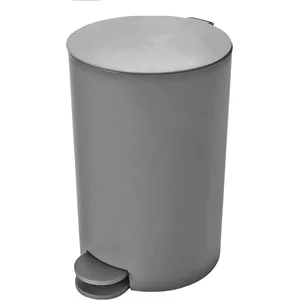 GUY LEVASSEUR Poubelle à pédale 3L en plastique 17 x 17 x 25 cm Taupe