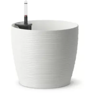 Pot rond Poetic Casa Cosy 25 blanc ø25 x h.22 cm pas cher