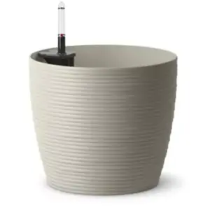 Pot rond Poetic Casa Cosy 25 gris soie ø25 x h.22 cm pas cher