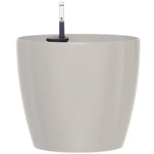 Pot rond Poetic Casa Brillant 36 gris soie ø36 x h.32 cm pas cher