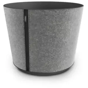 Pot rond à réserve d'eau plastique Poetic Casa Sleeve anthracite ø26,2... pas cher
