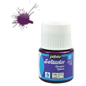 Comparateur de prix : Peinture tissu Setacolor opaque figue 45 ml PEBEO