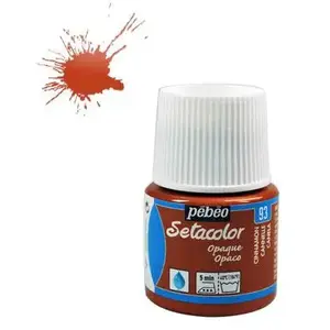 Comparateur de prix : Pébéo Peinture tissu Setacolor opaque cannelle 45 ml  