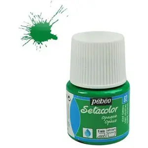 Comparateur de prix : Peinture tissu - PéBéo - Sétacolor opaque - Vert végétal - 45 ml - Acrylique