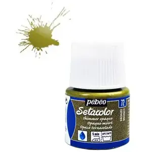 Comparateur de prix : PEBEO Pébéo Peinture textile Setacolor effet métallique - Bronze - 45 ml