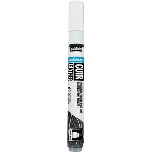 Comparateur de prix : PEBEO Setacolor cuir marker - blanc pur