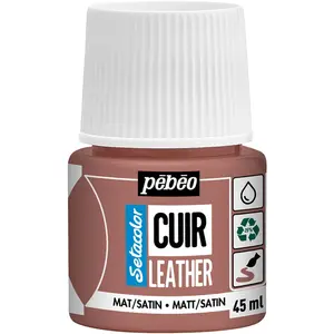 Comparateur de prix : PEBEO Setacolor cuir 45ml - terracotta