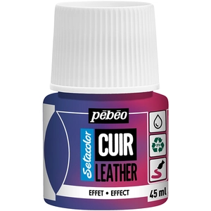 Comparateur de prix : PEBEO Peinture Cuir Setacolor 45 ml Effet Duochrome Rose-Bleu