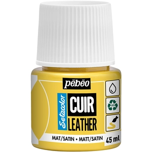 Comparateur de prix : PEBEO Peinture Cuir Setacolor 45 ml Mat-Satiné Jaune vif