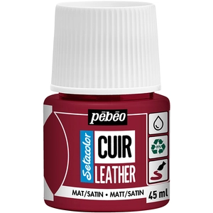 PEBEO Setacolor cuir 45ml - rouge profond pas cher