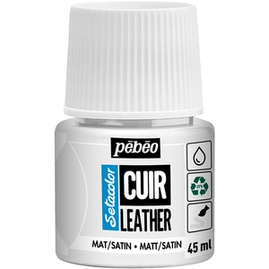 Comparateur de prix : PEBEO Peinture Cuir Setacolor 45 ml Mat-Satiné Blanc pur
