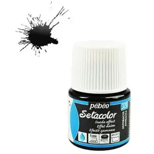 Comparateur de prix : PEBEO Setacolor Flacon de Peinture pour Tissu Daim Anthracite 45 ML