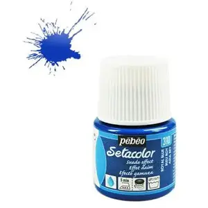 Comparateur de prix : PEBEO Peinture tissu - PéBéo - Sétacolor - Effet daim - Bleu roy - 45 ml