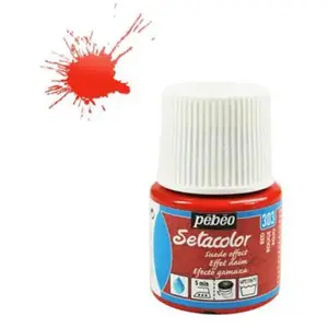 Comparateur de prix : Pebeo Peinture textile - Pébéo - Setacolor - Effet Daim Opaque - 45 ml - Rouge