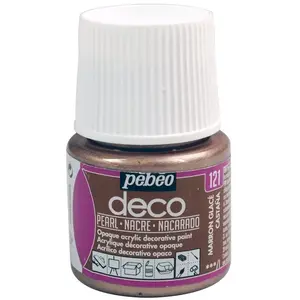 Comparateur de prix : Pebeo Peinture acrylique opaque nacrée - Marron - 45 ml