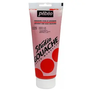 PEBEO Studio gouache 220ml vermillon pas cher