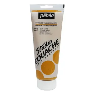 Comparateur de prix : PEBEO Studio gouache 220ml ocre jaune