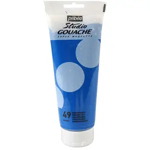 Pébéo Peinture Gouache 1 Tube de 220 ml Cyan pas cher