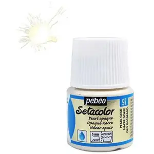 Comparateur de prix : Pebeo Peinture tissu Setacolor Pébéo - Nacré Opaque 45 ml