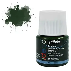 Comparateur de prix : PEBEO Peinture acrylique - Pébéo - P.BO Déco - Vert sapin - Mat - 45ml