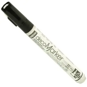 Pébéo DecoMarker - Feutre peinture pointe ronde 1,2 mm - Blanc pas cher