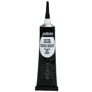 Comparateur de prix : PEBEO Vitrail 390037 Tube Cerne Relief avec buse Noir 37 ML