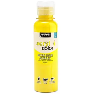 Comparateur de prix : Pebeo Peinture acrylique multi-surfaces - Jaune - 150 ml