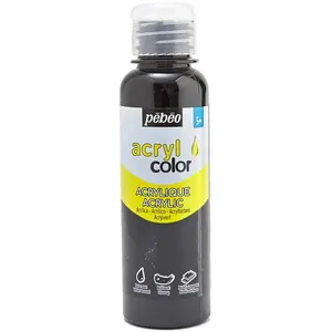 Comparateur de prix : Pebeo Peinture acrylique multi-surfaces - Noir - 150 ml
